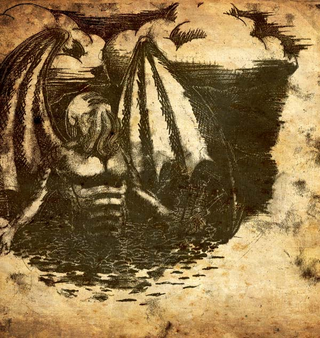 Artist's rendering of the Cthulhu, a hideous demon borne of pure malice that fewer than 3 percent of high school sophomores can identify.